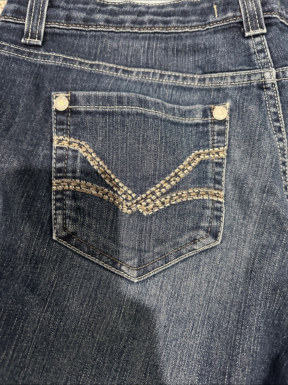 Nine West Vintage America Collection Dark Wash Denim Shorts 29/8 - Picture 6 of 7